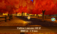 Yellow Leaves Hill 2 overview from Mario Sports Superstars