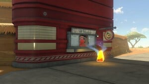 A Yoshi's location in Mario Kart World