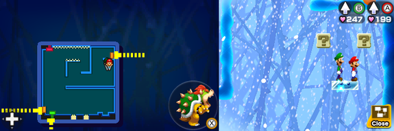 Blocks 24 and 25 in Airway of Mario & Luigi: Bowser's Inside Story + Bowser Jr.'s Journey.