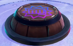 A switch in the ground that activates a Barrel Cannon.