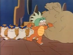 Gopher Bash - Cheatsy, accompanied by some Gophers (Monty Moles), singing a self-praising song called "Cheatsy's Life"