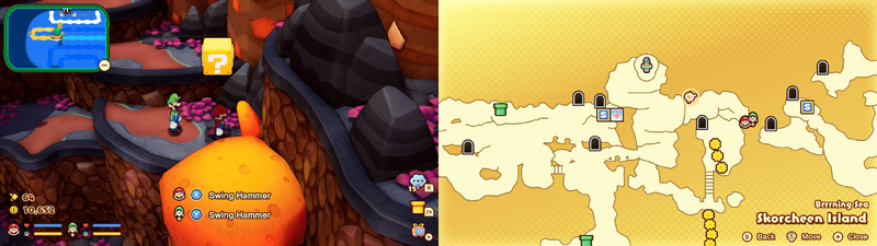 38th block in Skorcheen Island from Mario & Luigi: Brothership