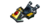 Bowser's Standard Kart icon in Mario Kart 7