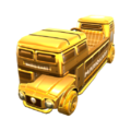 Gold Tires on the Gold Double-Decker