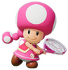 Artwork of Toadette from Mario Tennis Fever