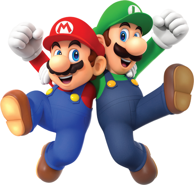 File:Mario Luigi Updated 3D Artwork.png - Super Mario Wiki, the Mario ...