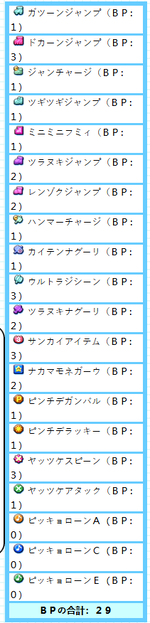 A badge combination from Mario no Badge Jiman Contest.