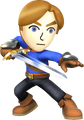 Artwork of a fighter from Super Smash Bros. for Nintendo 3DS / Wii U
