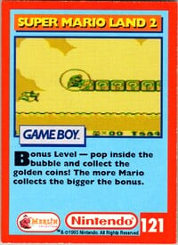One of the Nintendo Collector Cards