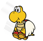 Koopa Paratroopa 10-Stack Idle Animation from Paper Mario: Color Splash