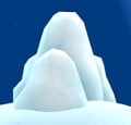 One snow pillar found on the Yukkina Boddy Planet