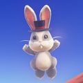 A normal rabbit as it appears in Super Mario Odyssey