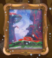 The painting that leads to the Wooded Kingdom