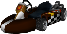 The model for Donkey Kong's Standard Kart L from Mario Kart Wii