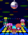 Inside of Club Sugar in WarioWare: Touched!