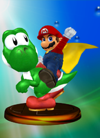 Mario (specifically Cape Mario) & Yoshi