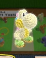 Yogurt Yoshi, from Yoshi's Woolly World.