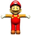 Mario (unused Super Mario 3D World model)