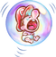Artwork of Baby Mario, from Yoshi's New Island.