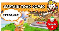 Nintendo Extra thumbnail for an episode of Track That Treasure, Captain Toad!