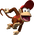 Diddy Kong from DK: Jungle Climber.