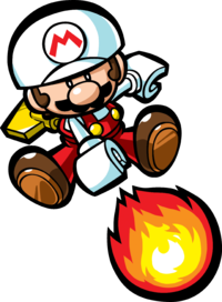 Artwork of Fire Mini Mario in Mario vs. Donkey Kong 2: March of the Minis