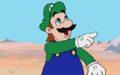 Luigi pointing