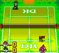 Donkey Kong playing against Luigi on the Jungle Court