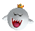 One of King Boo's award animations from Mario Kart Wii