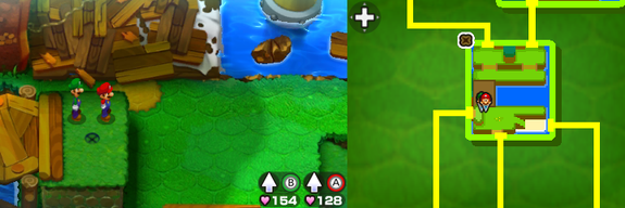 Location of the first beanhole in Blubble Lake.