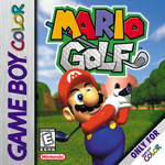 North American (E3 1999) box art for Mario Golf on Game Boy Color