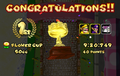 The Flower Cup trophy in Mario Kart: Double Dash!!.
