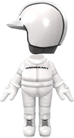 The White Mii Racing Suit from Mario Kart Tour