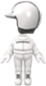 The White Mii Racing Suit from Mario Kart Tour