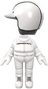 The White Mii Racing Suit from Mario Kart Tour