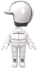 White Mii Racing Suit