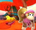 The course icon with Dixie Kong