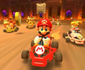 The icon of the Baby Mario Cup challenge from the London Tour and the Toadette Cup challenge from the Wedding Tour of Mario Kart Tour