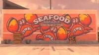 Fish Market advert in Mario Kart World
