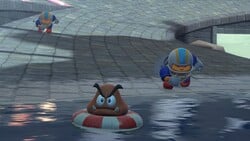 An obstacle spawned by Kamek in Mario Kart World