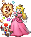 Princess Peach and Toad