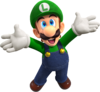Artwork of Luigi in Mario Party Superstars