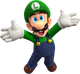 Artwork of Luigi in Mario Party Superstars