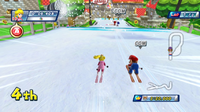 Mario Circuit as it appears in Mario & Sonic at the Olympic Winter Games.