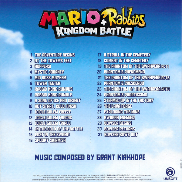 File:Mario + Rabbids Kingdom Battle The Official Soundtrack Back.png