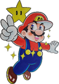 Mario with Power Star