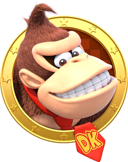Artwork of Donkey Kong in Mario Party: Star Rush