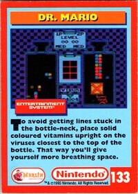 One of the Nintendo Collector Cards
