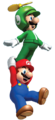 Propeller Luigi and Mario