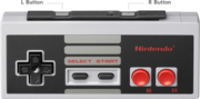 The Nintendo Entertainment System controller used for Nintendo Switch Online